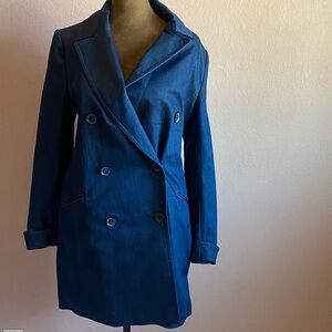 Banana Republic Navy Trench Coat